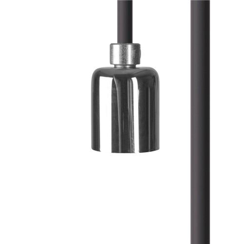Przewód z oprawką 350cm CAMELEON CABLE GU10 3,5 M BLACK/CHROME 8641 Nowodvorski Lighting