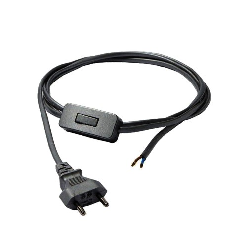 Przewód z włącznikiem czarny 150cm CAMELEON CABLE SWITCH BLACK 8611 Nowodvorski Lighting