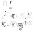 Puszka biała 1 x 40W  CAMELEON CANOPY E WHITE 8551 Nowodvorski Lighting