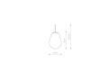 Klosz CAMELEON PEAR S 8534 Nowodvorski Lighting