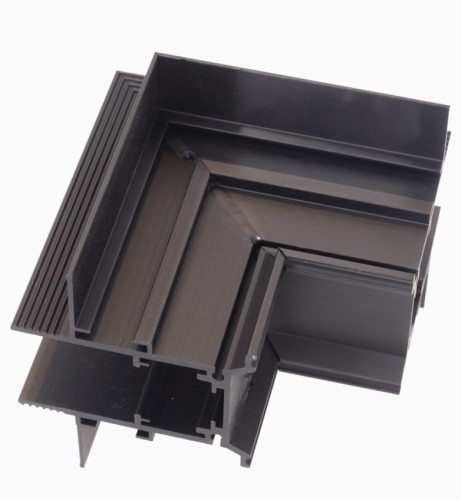 Maxlight MT0009 Kątownik czarny do użycia przy uskoku na suficie Do szyn MT0006, MT0007