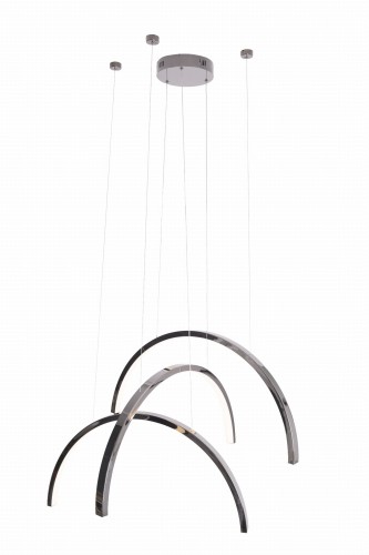 Maxlight P0508 Lampa Wisząca Trio Arc Shiny Black