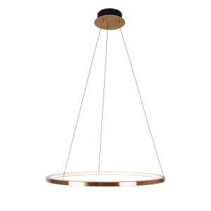 Maxlight P0494 Lampa Wisząca Queen Ø 70 Cm Złoto Szczotkowane