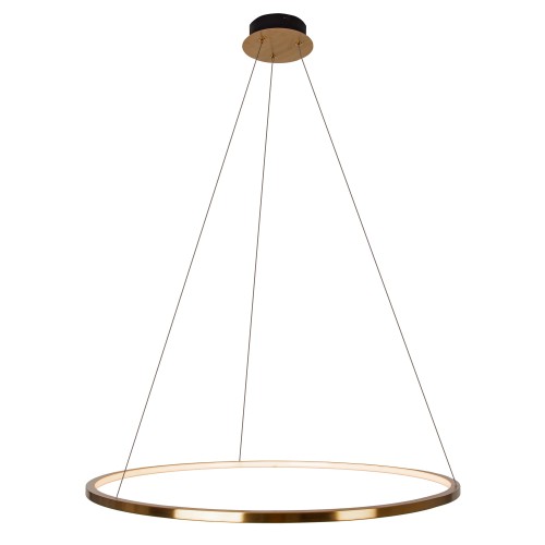 Maxlight P0493 Lampa Wisząca Queen Ø 50 Cm Złoto Szczotkowane