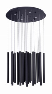 Maxlight Organic Black P0419D Lampa Wisząca Ściemnialna
