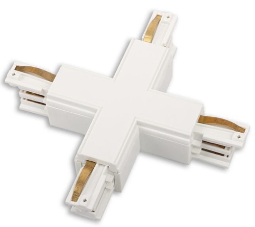 Maxlight Track Łącznik X Biały