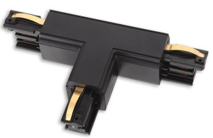 Maxlight Track Łącznik T Lewy Czarny