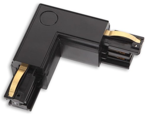 Maxlight Track Łącznik L Prawy Czarny