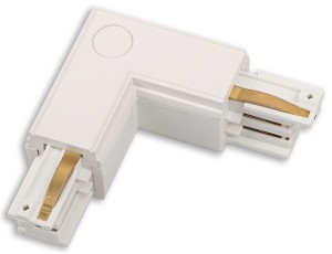 Maxlight Track Łącznik L Prawy Biały