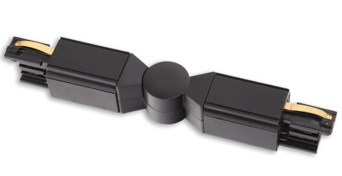 Maxlight Track Łącznik Łamany Czarny