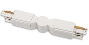 Maxlight Track Łącznik Łamany Biały