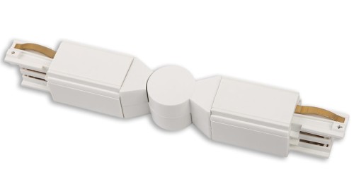 Maxlight Track Łącznik Łamany Biały