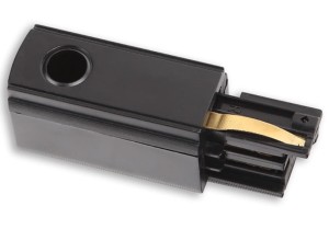 Maxlight Track Końcówka Zasilająca Lewa Czarna