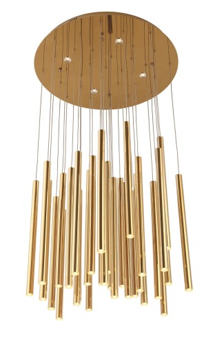 Maxlight Organic Gold P0242D Lampa Wisząca Ściemnialna Złota