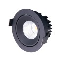 Maxlight Cyklop H0095 Oprawa Wpustowa Czarna IP65
