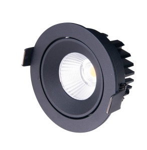 Maxlight Cyklop H0095 Oprawa Wpustowa Czarna IP65