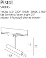Maxlight Pistol S0006 Oprawa Do Szynoprzewodu Czarna