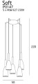 Maxlight Soft P0147 Lampa Wisząca Biała
