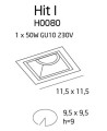 Maxlight Hit I H0080 Oprawa Podtynkowa Biała