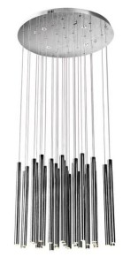 Maxlight Organic Chrom P0175D Lampa Wisząca z Funkcją Ściemniania Światła