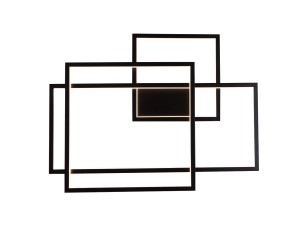 Maxlight Geometric W0233D Kinkiet Czarny z Funkcją Ściemniania Światła