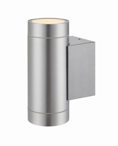 Kinkiet zewnętrzny PIPE 2L IP44 107917 kolor aluminium Markslojd