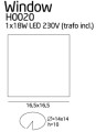 Maxlight Window H0020 Oprawa Podtynkowa Biała