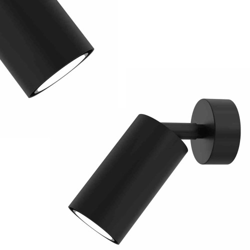 Kinkiet HUDSON Czarny 1xGU10 MLP8794 Milagro