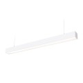 Lampa sufitowa wisząca liniowa biała 120cm 40W LED barwa neutralna Kobi