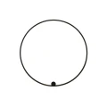 Kinkiet Ringa L 1xLED czarny WL0116-L-BK Yaskr