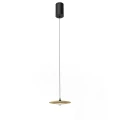 Lampa Wisząca Otos 1xLED Szczotkowane Złoto PL0145 Yaskr