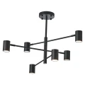 Lampa Sufitowa Noe 6xGU10 czarna PLC0102-BK Yaskr