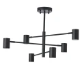 Lampa Sufitowa Noe 6xGU10 czarna PLC0102-BK Yaskr