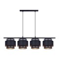 Lampa wisząca czarna, listwa nad podłużny stół z serii AMOS K-5283 Kaja Lighting