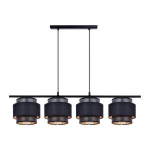 Lampa wisząca czarna, listwa nad podłużny stół z serii AMOS K-5283 Kaja Lighting