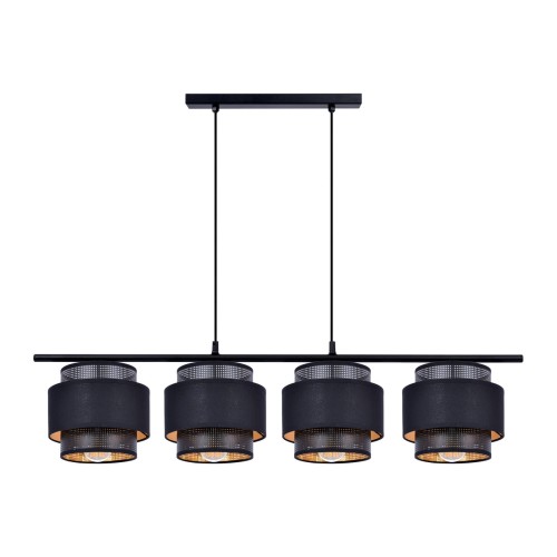 Lampa wisząca czarna, listwa nad podłużny stół z serii AMOS K-5283 Kaja Lighting