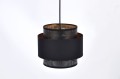 Lampa wisząca czarna, listwa nad podłużny stół z serii AMOS K-5283 Kaja Lighting