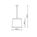Lampa wisząca BUTTERFLY 1xE27 różowa LP-PD024 RÓŻ. Light Prestige