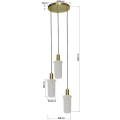 Lampa wisząca Tirana 3xE27 biała LP-945/3P WH Light Prestige
