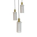 Lampa wisząca Tirana 3xE27 biała LP-945/3P WH Light Prestige