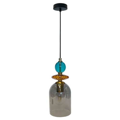 Lampa wisząca Tropea 1xE27 dymna, średnia LP-2004/1P M SM Light Prestige