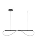 Lampa wisząca Meleca S 1xLED LP-2345/1P S BK Light Prestige