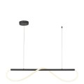 Lampa wisząca Meleca S 1xLED LP-2345/1P S BK Light Prestige