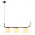 Lampa wisząca Alisa 3xE14 złota/biała LP-005/3L GD Light Prestige