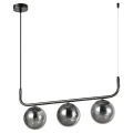 Lampa wisząca Alisa grafitowa smoked 3xE14 LP-005/3L BK Light Prestige