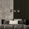 Lampa wisząca Alisa grafitowa smoked 3xE14 LP-005/3L BK Light Prestige
