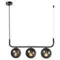 Lampa wisząca Alisa grafitowa smoked 3xE14 LP-005/3L BK Light Prestige