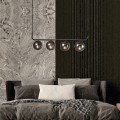 Lampa wisząca Alisa grafitowa smoked 4xE14 LP-005/4L BK Light Prestige