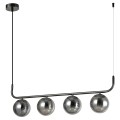 Lampa wisząca Alisa grafitowa smoked 4xE14 LP-005/4L BK Light Prestige