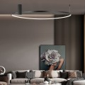 Plafon Ring L CCT 1xLED czarny LP-909/1C L BK CCT Light Prestige